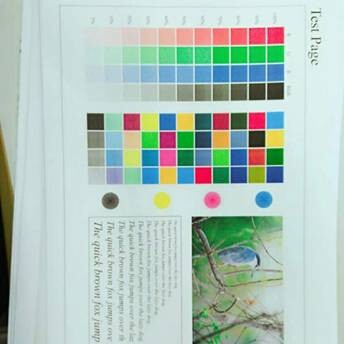 柯尼卡美能達復印機C210更換硒鼓后的效果圖-科頤辦公