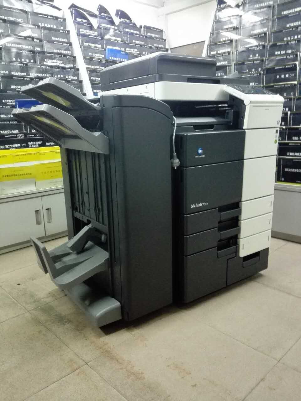 科頤辦公給謀圖書館安裝的柯尼卡美能達BH754e復印機 科頤辦公給謀圖書館安裝的柯尼卡美能達BH754e復印機