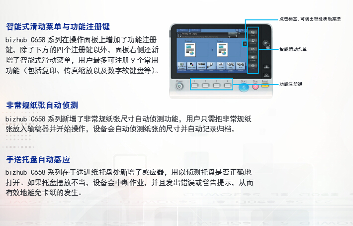 柯尼卡美能達彩色復印機C458人性設計再升級-科頤辦公 柯尼卡美能達彩色復印機C458人性設計再升級-科頤辦公