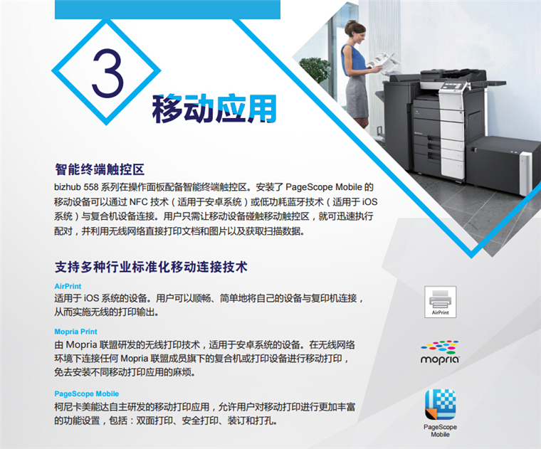 柯尼卡美能達558移動應用-科頤辦公 柯尼卡美能達558移動應用-科頤辦公