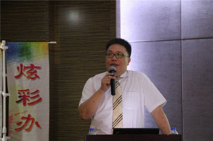 辦公解決方案全國巡回體驗會-廣州站，震旦集團副總崔少方先生致歡迎辭,體驗會正式開幕-科頤辦公分享